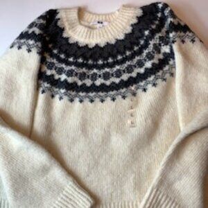 Uniqlo Soft Cropped Wool Sweater Size Adult Large